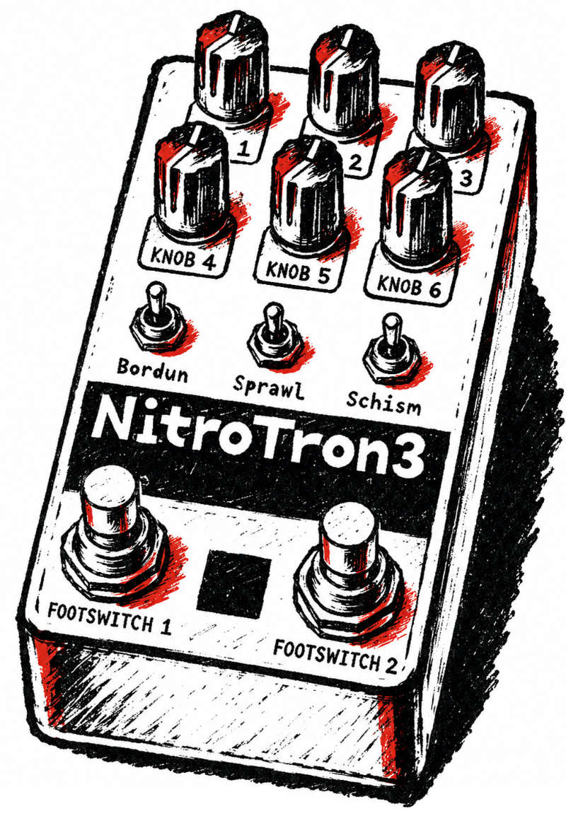 Nitro Mahalia - NitroTron3 FX Pedal